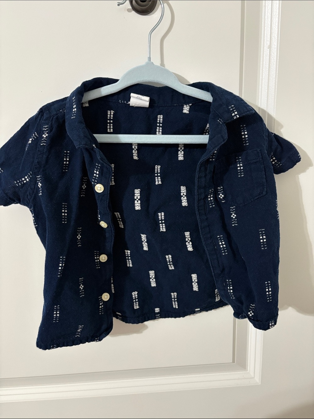 Baby Gap Navy Blue Button Up